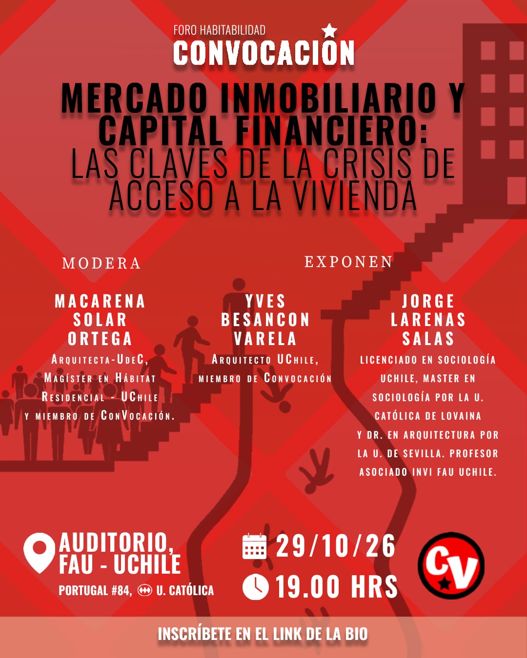 Afiche de «Mercado Inmobiliario y capital financiero: Las claves de las crisis de acceso a la vivienda»