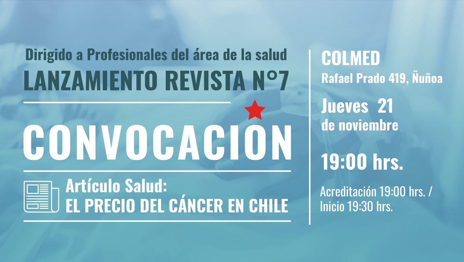 Afiche de «Salud: Lanzamiento Revista ConVocación 2024»