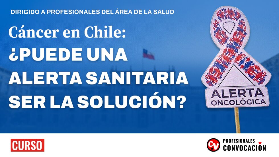 Afiche de «Curso | Cáncer en Chile: ¿Puede una alerta sanitaria ser la solución?»